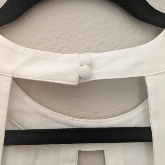 Color Block Sleeveless Dress ⚪💧🐘Size 6 - Picture 11 of 14